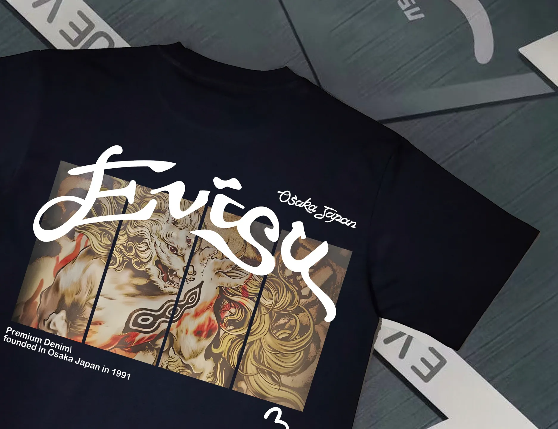 Evisu 2025New Arrival T ⚠ Quality⚠ Same Style T ，9 Black S-XXL， White S-XXL， Gray M-XXL， Red M-XXL， Red M-XXL M-XXL， Navy Blue M-XXL， Blue M-XXL， Brown M-XXL